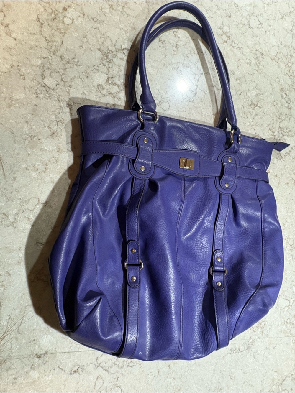 Cato Deep Purple Shoulder Tote